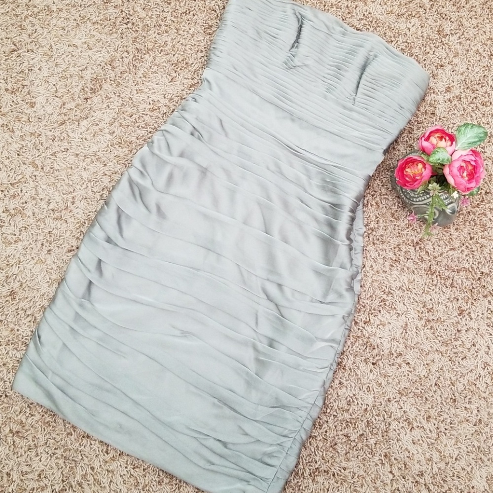 Silver shimmery dress
